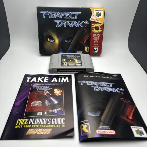 Perfect Dark (Nintendo 64, N64) Complete CIB - Tested