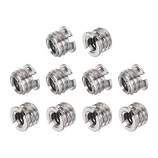 1/4" Female to 3/8" Male Screw Adapter 0.29" for Tripod Alloy Steel 10Pcs