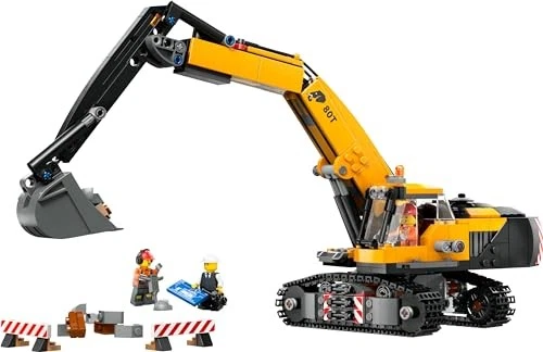 LEGO City Yellow Excavator Toy Building Blocks Gift for Boys and Girls Japan - Image 4 of 4