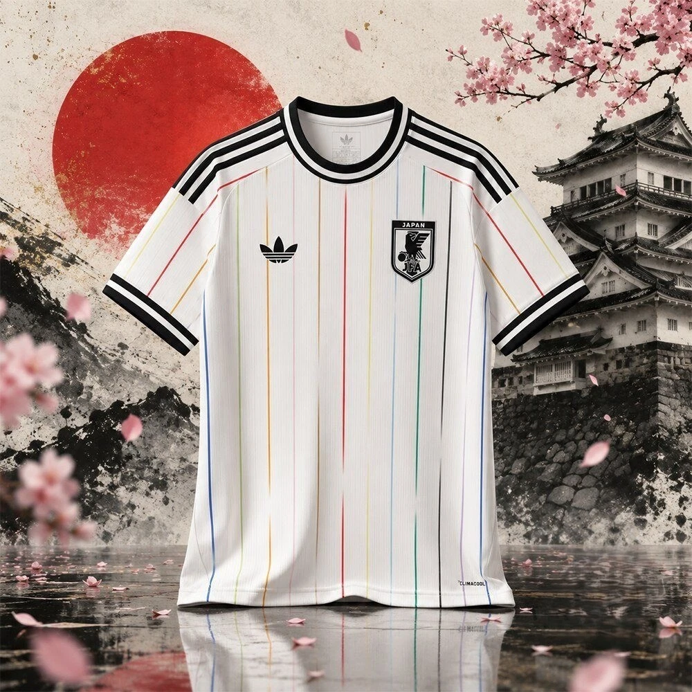 Japan Multi-Color National Team Soccer Fan Apparel & Souvenirs for