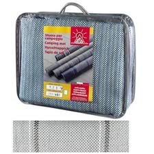 Arisol Stuoia Standard Rigato Tappeto Veranda Camper Grigio Scuro 13318400