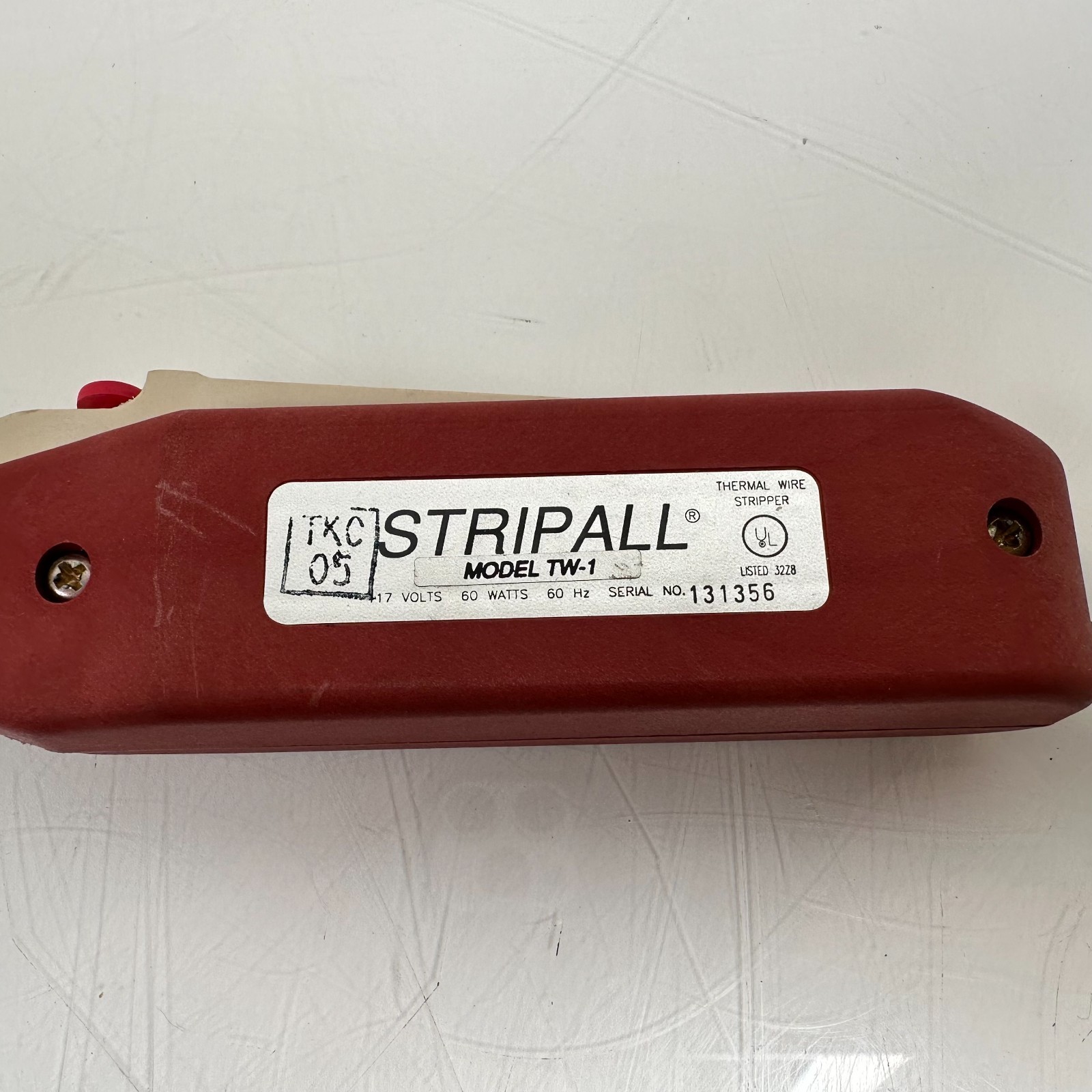 STRIPALL Model TW-1 Thermal Wire Stripper