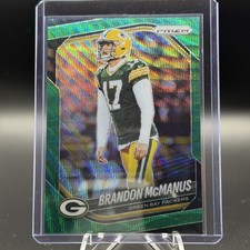 2025 Panini Prizm - Brandon McManus #290 Green Wave Prizm Color Match