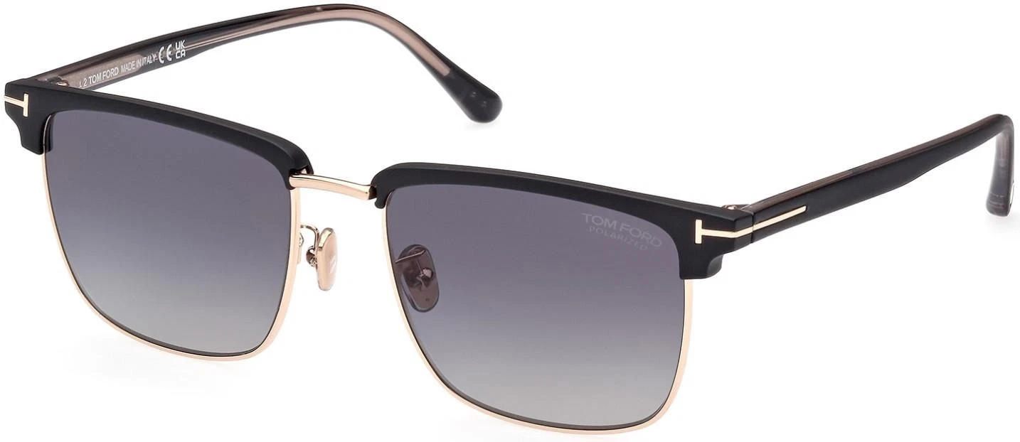 Tom Ford — NEW Tom Ford FT 0997H Sunglasses 02D Shiny Rose Gold - Matte Black AUTHENTIC