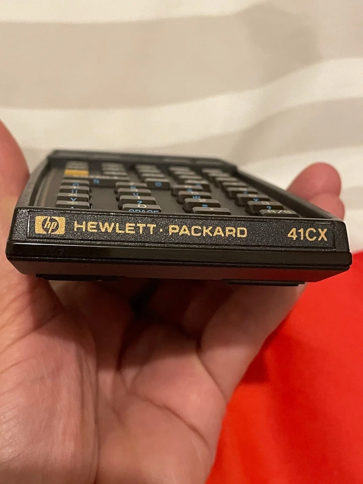 Programmable scientific calculator HP-41CX with 2 modules Math I & Games - Photo 4/4