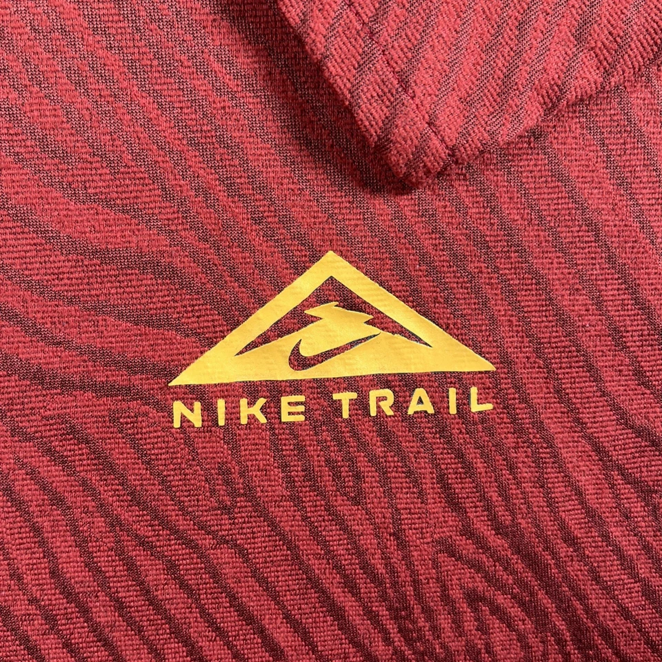 Camiseta de Trail Running Nike Dri Fit Element 1/2 Cremallera CZ9056 689 Cayenne Bronce Hombres XL Foto 3 de 4