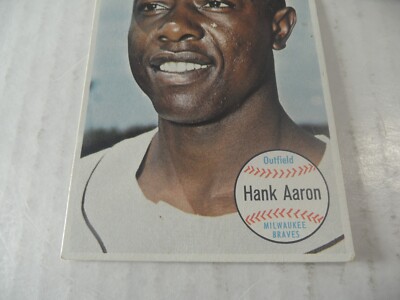7A-96 1964 Topps Giant BASEBALL CARD # 49 Hank Aaron MILWAUKEE
