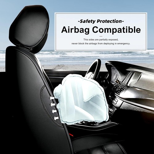 Car Seat Covers Fuax Leather 5-Seats For Toyota RAV4 2019-2024 (Not For Hybrid) - Picture 4 of 6