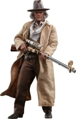 Zurück in die Zukunft TEIL3 Dr. Emmett Brown Hot Toys Film Meisterwerk aus Japan