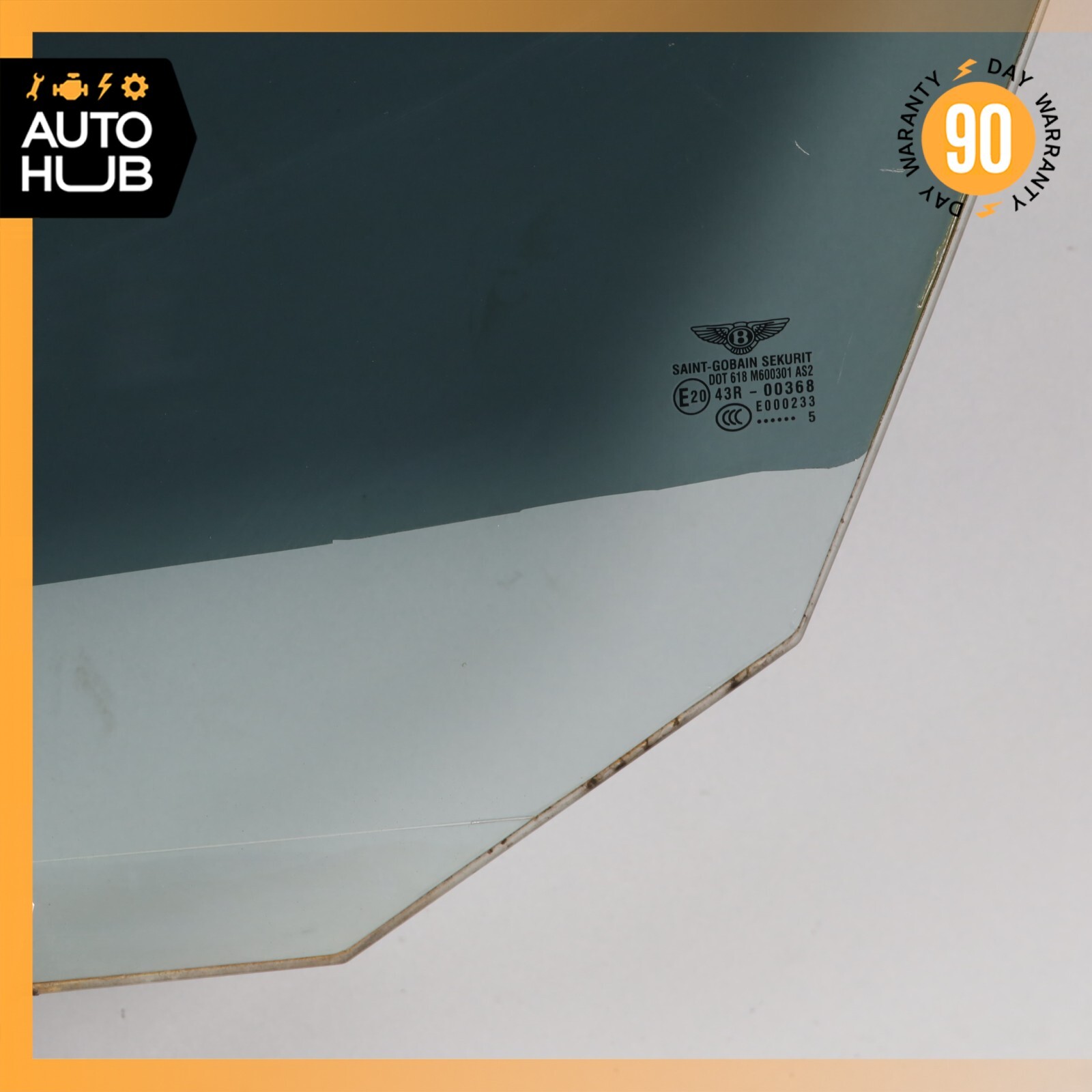 03-10 Bentley Continental GT Coupe Front Left Driver Door Window Glass OEM 31k