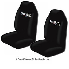 Juego de 2 fundas de asiento delantero para auto camión NFL New England Patriots - con licencia oficial