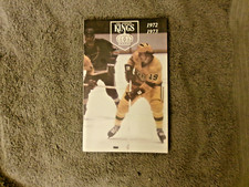 1972-73 LOS ANGELES KINGS MEDIA GUIDE Yearbook 1973 ROGIE VACHON BUTCH GORING AD