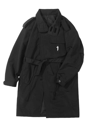 Niepce Full Zipper Long Anorak Techwear Streetwear Trench Coat - product listing photo