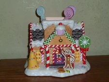 PartyLite The Gingerbread Cottage Tealight House ~ Pre-Owned In Original Box