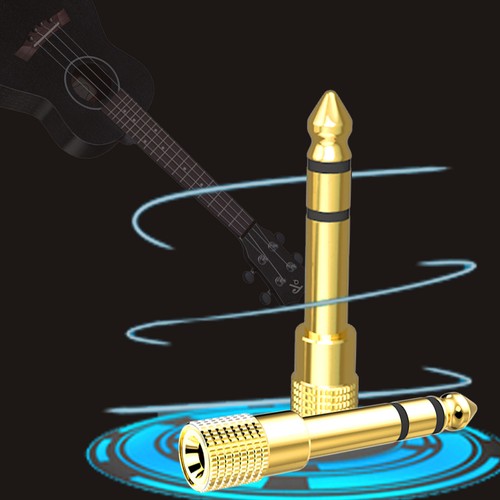 1/4 inch to 3.5mm Headphone Adapter 6.35mm Male Plug to 1/8 inch Female Stereo - Picture 7 of 7