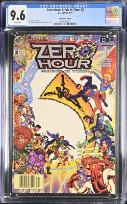 Zero Hour Crisis In Time #2 CGC Graded 9.6 DC 1994 Newstand Edition