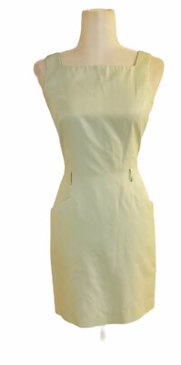 oscar de la renta mint green dress Oscar De La Renta Women's Mint Green Midi Shift Dress Size 4