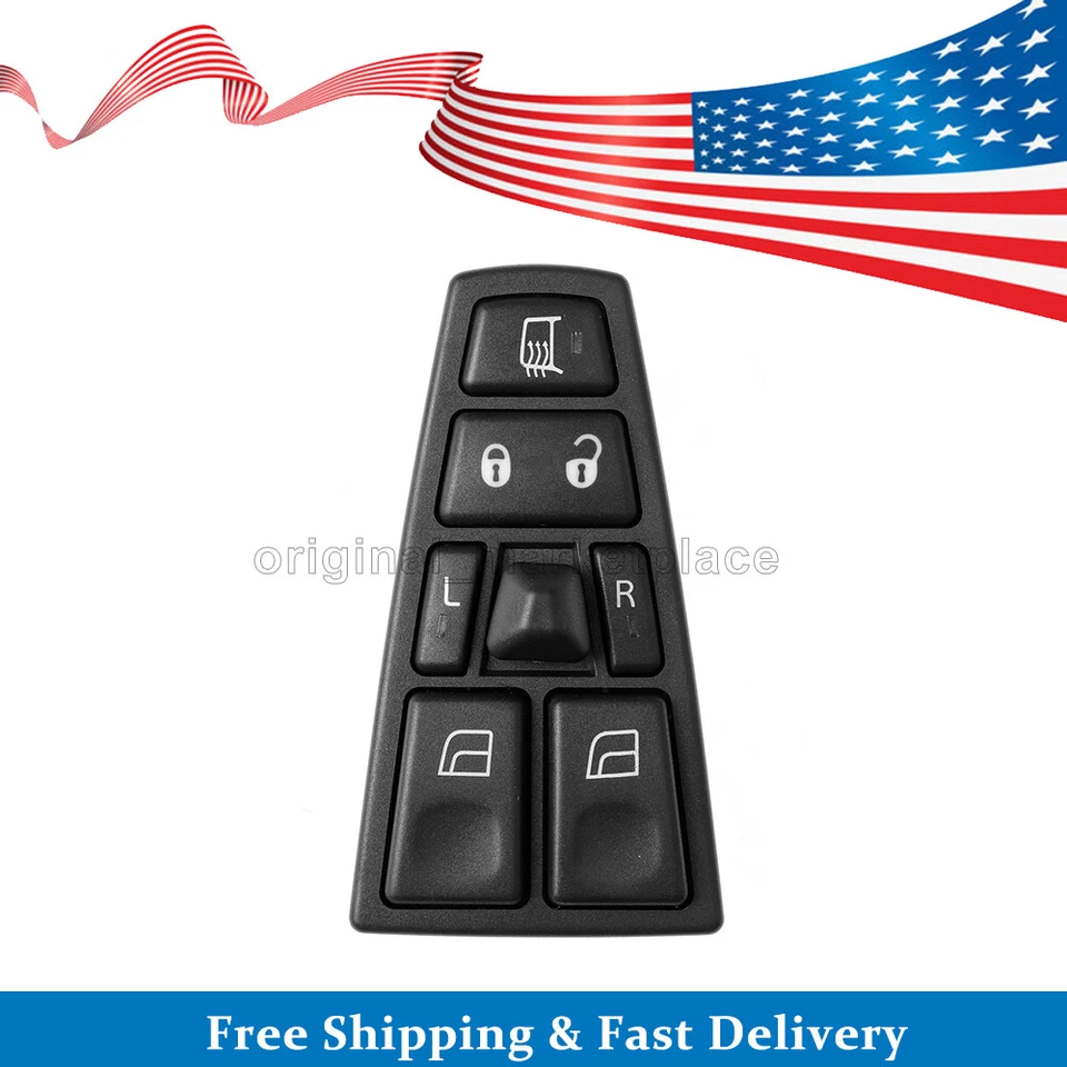 Interruptor de ventana eléctrica delantero izquierdo se adapta a Volvo VNL VHD VAH VT 2004-2014 20752918 Foto 2 de 4