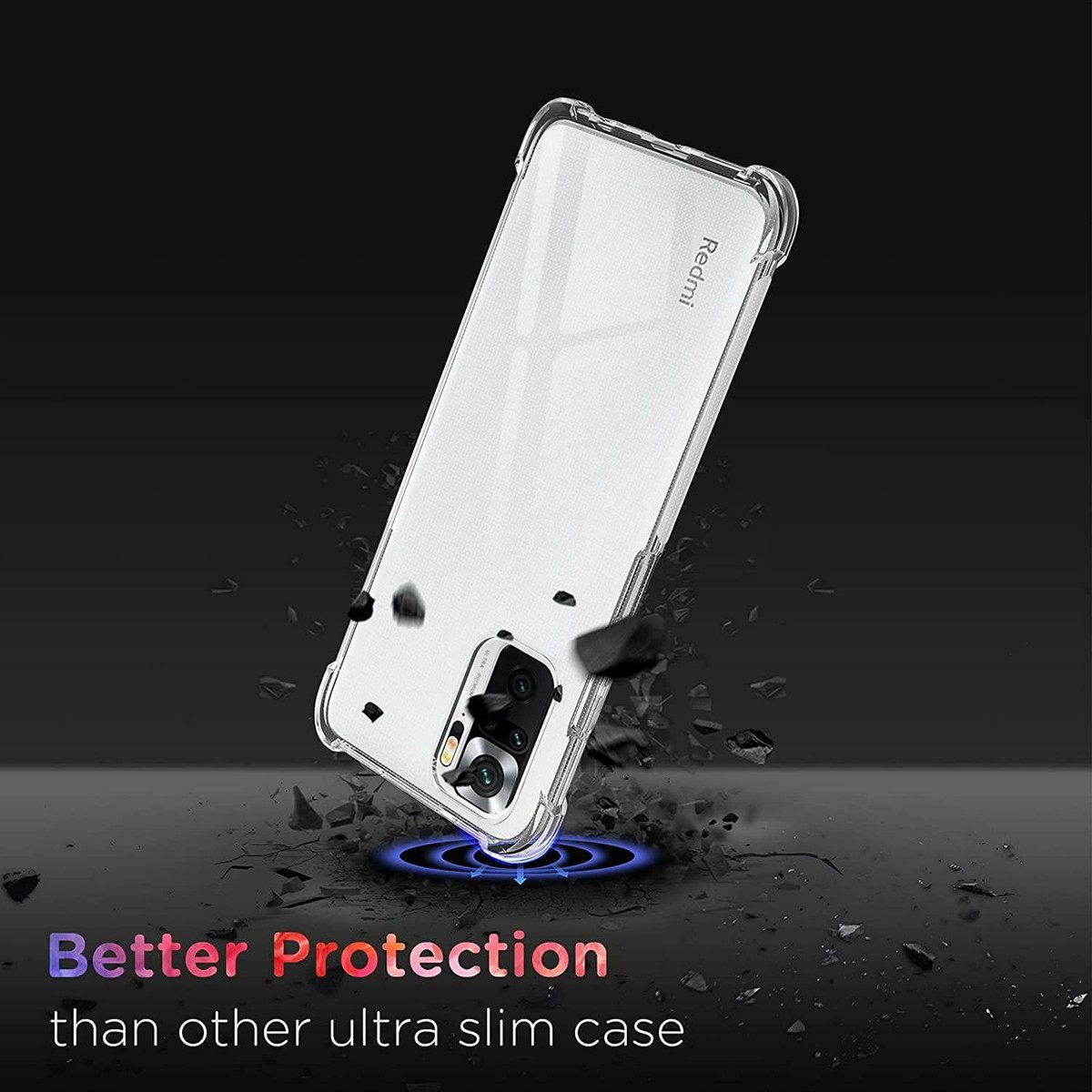 ISIUM Cover Rinforzata Trasparente Compatibile Con Xiaomi Redmi - Foto 4