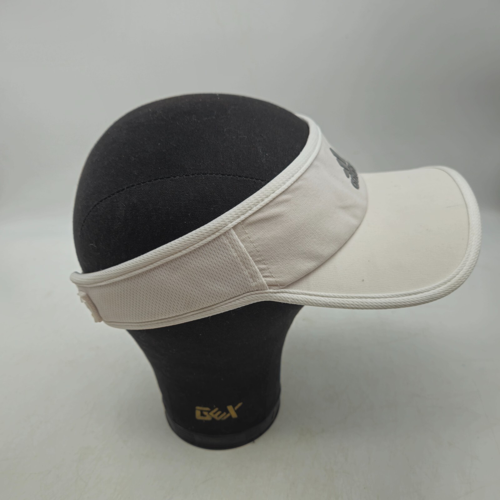 Adidas Strapback Visor Hat Cap White Aeroready Go… - image 6
