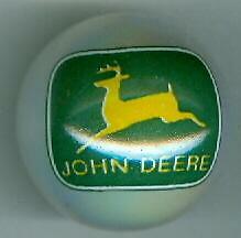 JohnDeere Advertising Glass Marble
