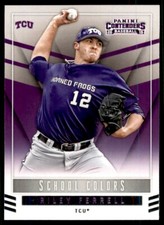 2015 Panini Contenders School Colors Riley Ferrell TCU Horned Frogs #36
