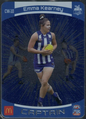 2021 AFL TEAMCOACH WOMENS SILVER CAPTAIN CARD; Individual Card Sale. - Picture 10 of 14