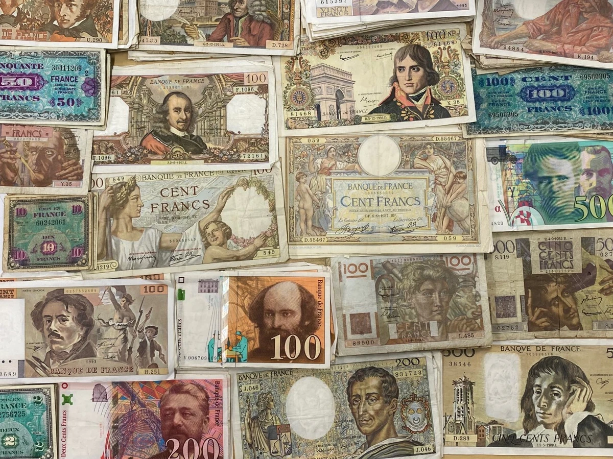 フランス 5 フラン紙幣 1960年　ヴィクトル ユーゴー　レア　ビンテージ フランス 5 フラン紙幣 1960年 ヴィクトル ユーゴー レア ビンテージ