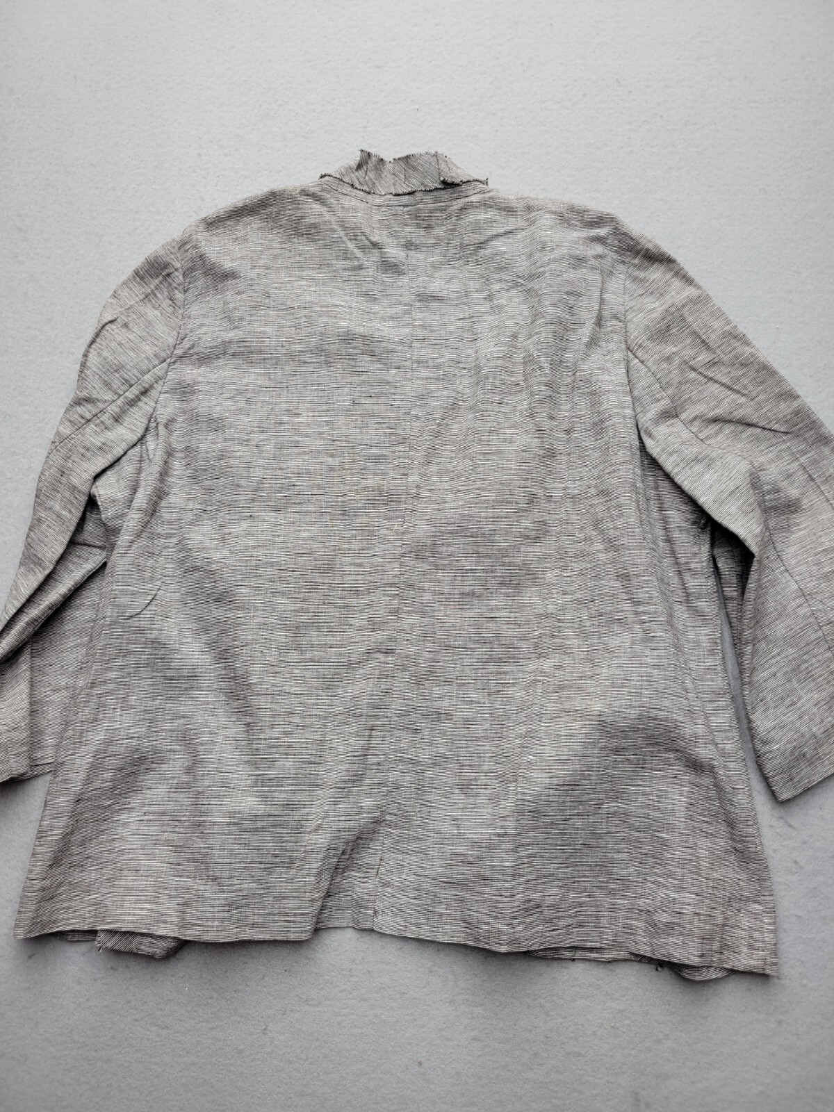 Chicos Women Jacket 3 Gray Basic Jacket Abstract … - image 11