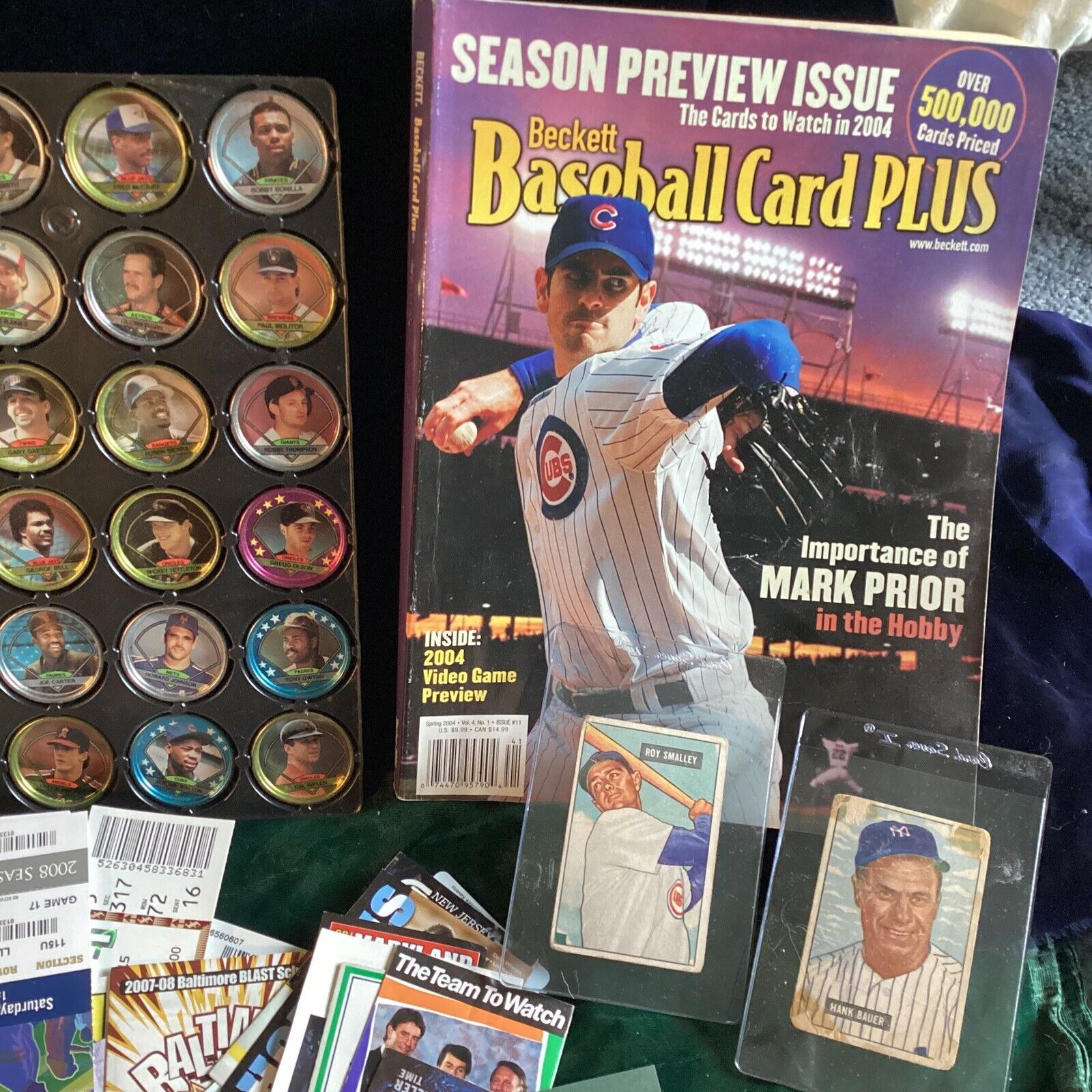 Huge All Sport Oddball Lot - Vtg, tickets, unopened packs, schedules & more