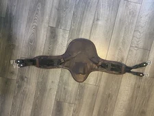 CWD IPULSE Brown/Brown Padded Anatomic Stud Belly Guard  - 54"/135cm -