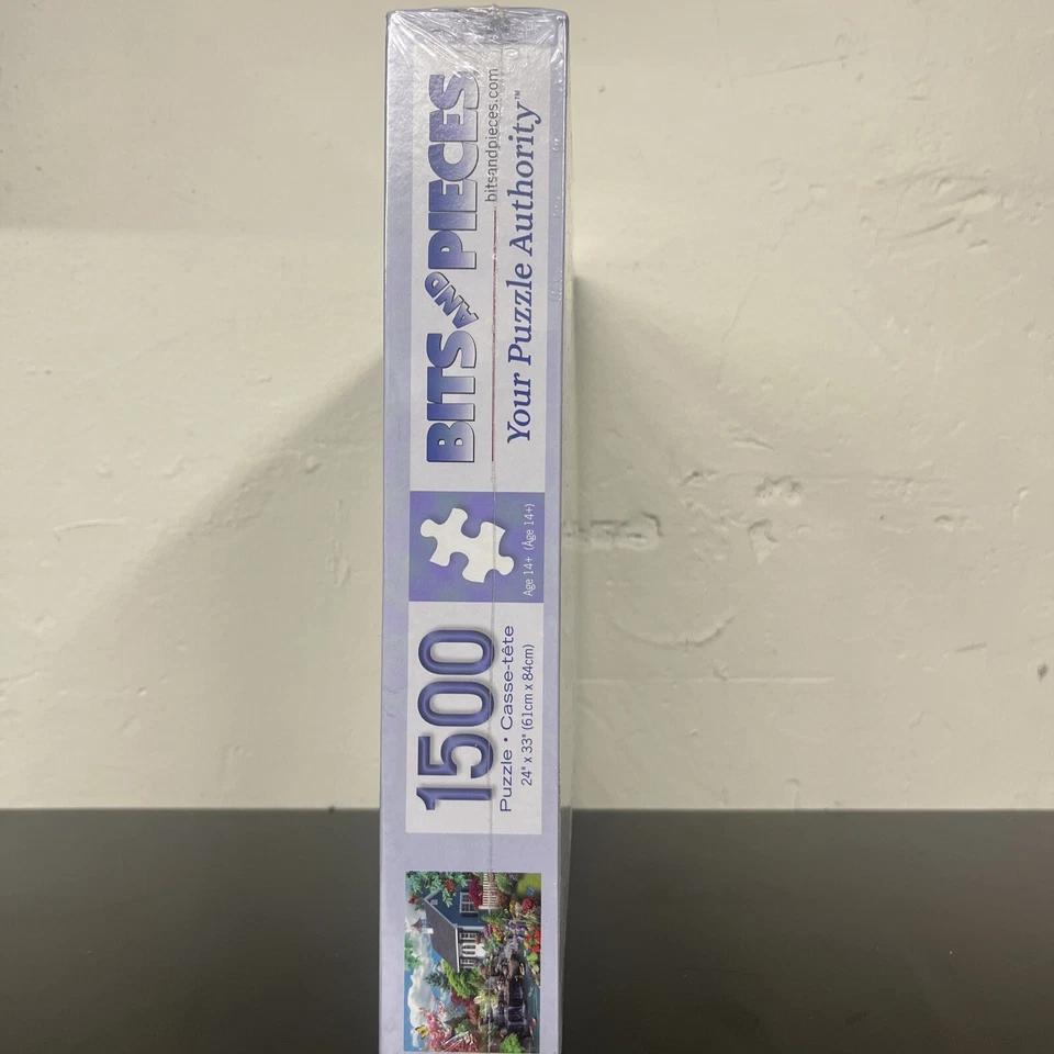 Acogedora casa caprichosa rompecabezas de Alan Giana 1500 piezas tamaño 24" x 33" nuevo sellado Foto 3 de 4