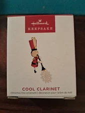 2023 Hallmark Keepsake Ornament  COOL CLARINET  Marching Band MINIATURE New