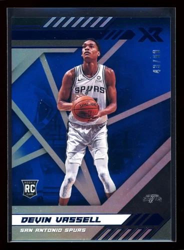DEVIN VASSELL 2020-21 Panini Chronicles RC XR Blue 43/99 #284
