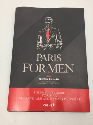 PARIS FOR MEN - Thierry Richard (Paperback,2012) **BRAND NEW, NEVER USED**