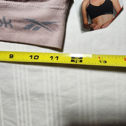 Reebok Sports Bra Youth Large 12-14 Beige Activewear Pullover Cross Strap NWT - Picture 9 of 13