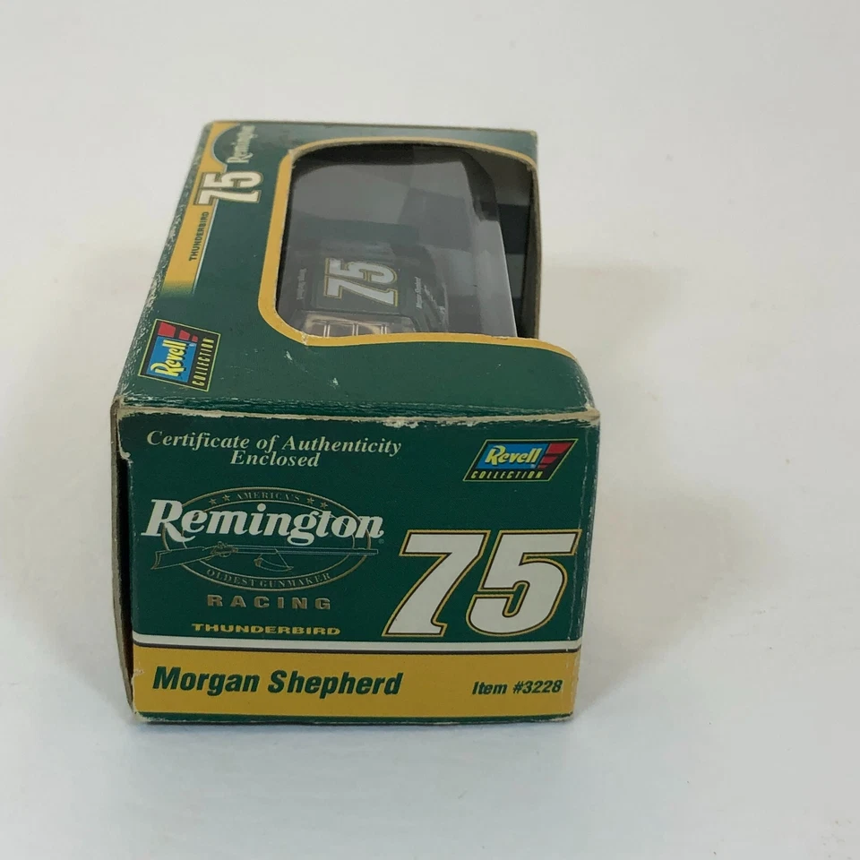 75 Morgan Shepherd  1/64th scale stock car Item #3228 1996 Revell Metal Toy Car - Image 2 of 4