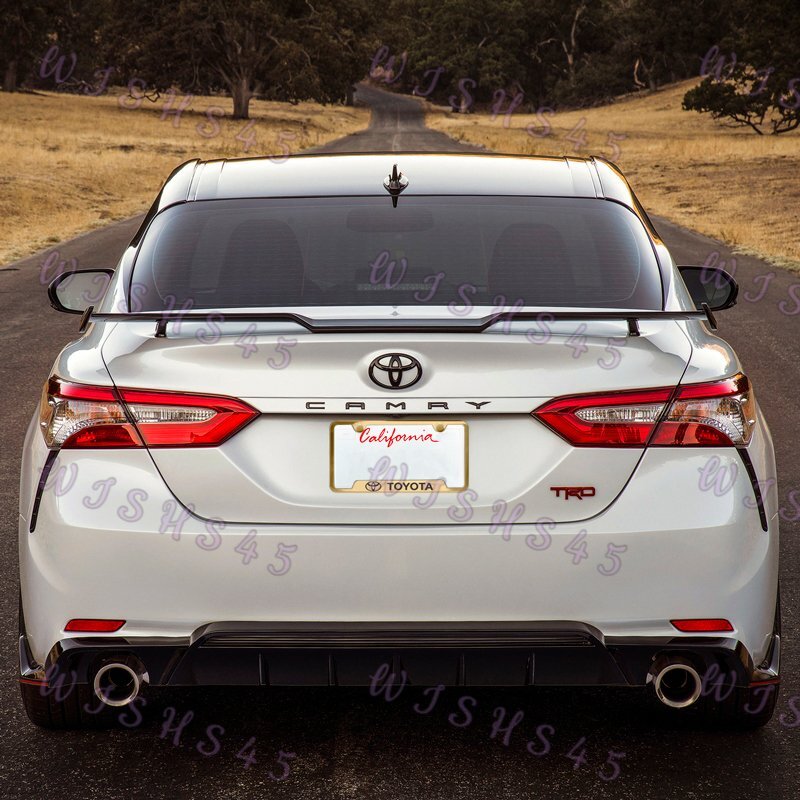 New For TOYOTA Gold Stainless Steel Etched Gold License
