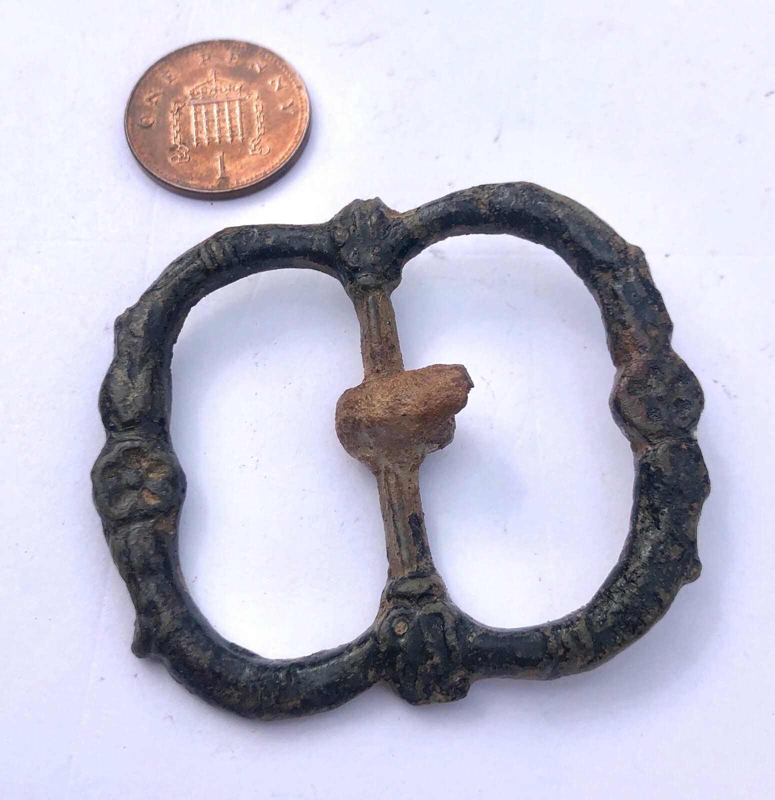 Large Tudor Buckle 15701600 Original Black Patch UK Metal Detecting Finds eBay