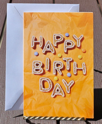 Birthday Card with Envelope 4 x 6 Happy Bday Friend Adventures Best Joy