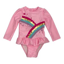 Cat  Jack Rosado Pink Opaque Rash Guard Swimsuit Baby Toddler Girls Choose