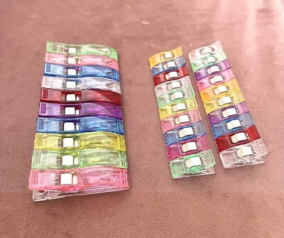 Quilting Sewing Holding Clips Quilter Clamps 10 Large Jumbo or 20 Small - Image 1 of 3