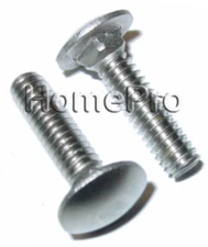 STAINLESS CARRIAGE BOLTS 10/24 x 1 COACH BOLTS 18-8 