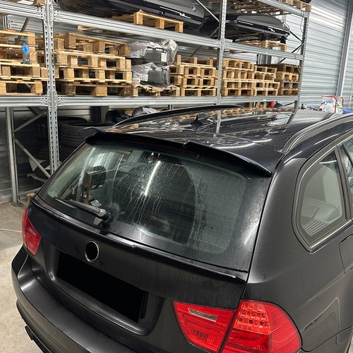 Rear Trunk Roof Spoiler Wing Body Kit For BMW 3 Series E91 2005-2012 2006 Black - Picture 7 of 9