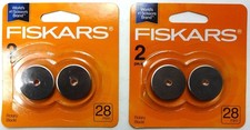 Fiskars 195410 2 - 2-Packs Rotary Replacement Blades for 28mm Rotary Cutters