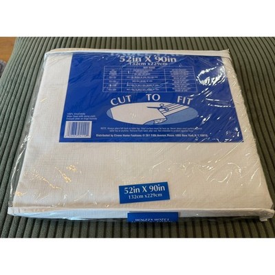 Elrene Home Fashions Table Pad Heavy Gauge Vinyl Cut To Fit 52 x 90 Inch