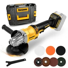 Cordless Angle Grinder with DeWalt 20V Battery (Tool Only), 4-1/2 Inch Brushl...