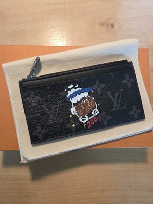 Original Louis Vuitton LV Coin Kartenetui  Eclipse Black 200km/h Vroooom Limited