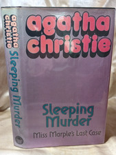 Product Image: Agatha Christie "Sleeping Murder" 1976 True First Edition Unclipped DJ Collins