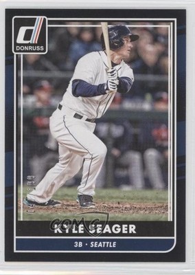 2016 Panini Donruss Black Border 47/199 Kyle Seager #119 0f8